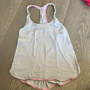Lululemon tank size 6 grey 105 f singlet